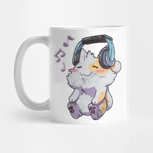 headphone music cats Mug
